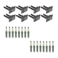 NGK 8 Ignition Coils & 16 Nickel Spark Plugs Kit for Dodge Charger RAM 1500 2500 3500 (2009–2023)