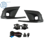 2X LED Fog Lights for Honda Civic (2022–2023) - Black Bezel, Wiring, Switch