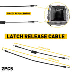 Side Cargo Door Latch Release Cable for Ford E150 E250 E450