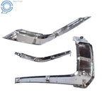 Set of 2 Front Bumper Chrome Trim Molding for Mitsubishi Outlander (2016–2020)