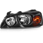 Headlight Assembly for Hyundai Elantra (2004-2006) Black Housing Pair