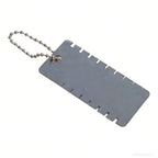 Stainless Steel Thickness Gauge with Clear Graduations for Accurate Measuring