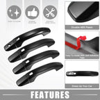 Car Exterior Door Handle Cover with Smartkey Cutout for Chevrolet (2010-2015)
