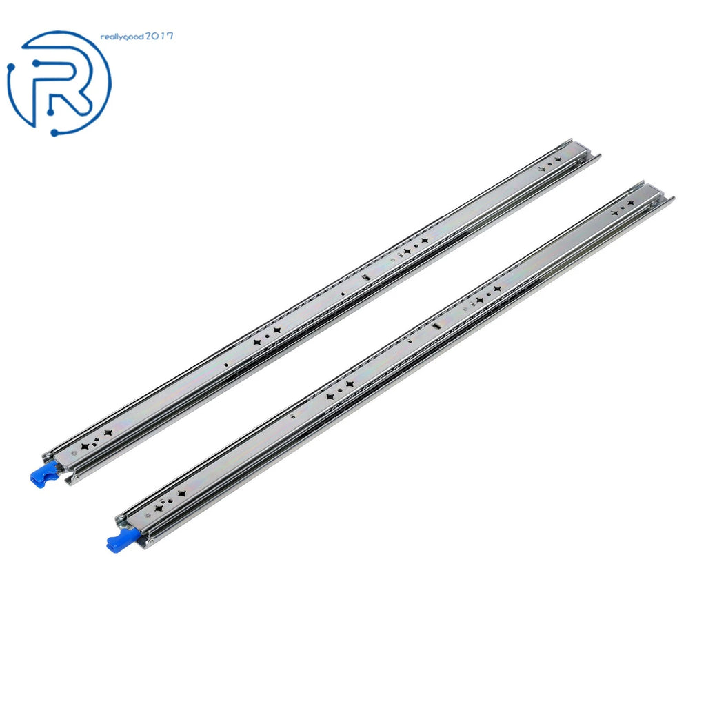 1 Pair Heavy Duty Drawer Slides for Universal Use (36 Inch, 250 Lbs)