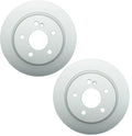 Set of 2 Rear Brake Disc Rotors for Mercedes W211 W212 E-Class (2003–2016)