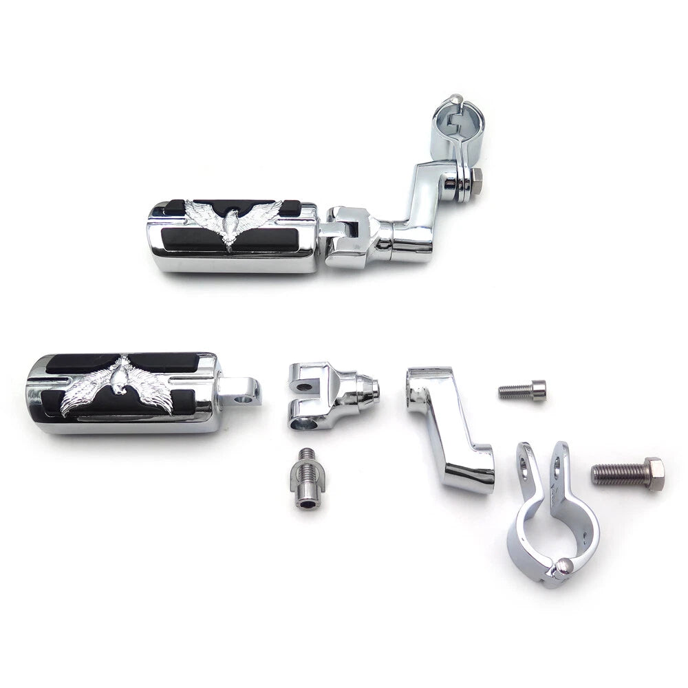 1 1/4" Foot Pegs Clamps for Honda GoldWing GL VT750 Shadow 750 (1983–2000)