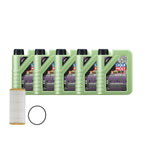 5L Liqui Moly Molygen 5W-40 Oil Change Kit for Audi L4 1.8/2.0L (2010–2023)