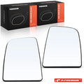 Pair Manual Mirror Glass for Mercedes-Benz Sprinter 2500 3500 (2010–2014)