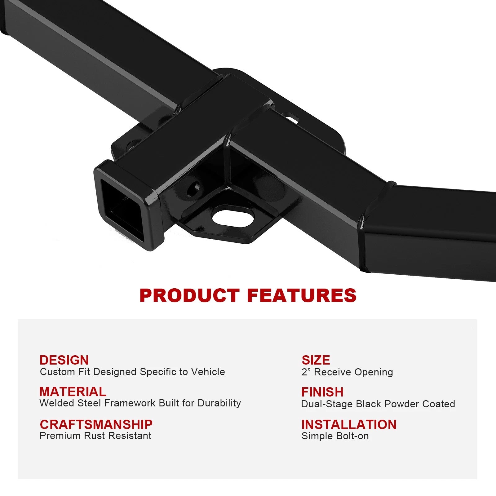 Trailer Hitch Receiver for Honda CR-V (2012-2016)