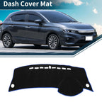 Dashboard Cover Mat for Honda City Grace (2008–2013) Black Blue