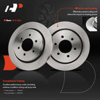 Rear Disc Brake Rotors for Ford F-150 (2015–2017) with Electric Parking Brake