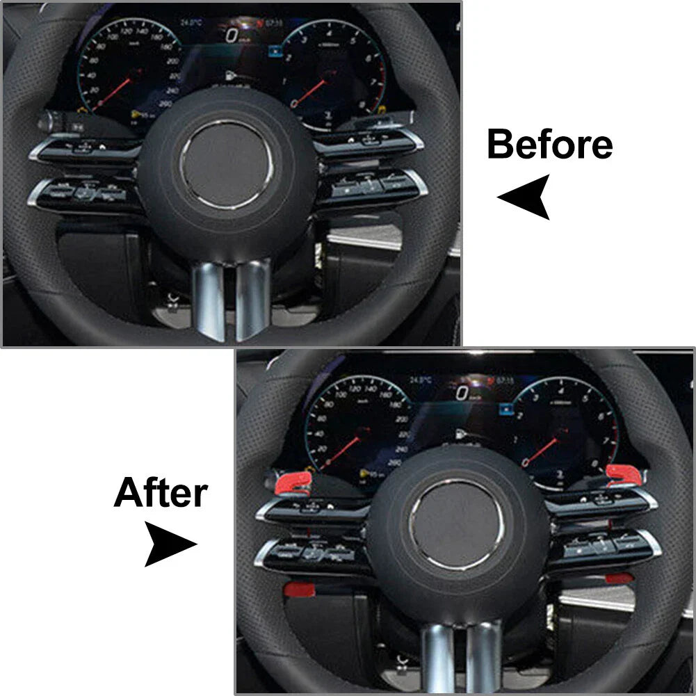 Steering Wheel Paddle Shifter Extensions for Mercedes Benz C-Class (2015-2023)