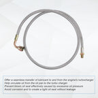 Turbo Oil Feed and Return Line Kit for T3 T4 T60 T61 (1/8 PNT, 90 Degree)