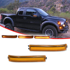 2X Sequential LED Amber Side Mirror Signal Lights for Ford F-150 (2009–2014)