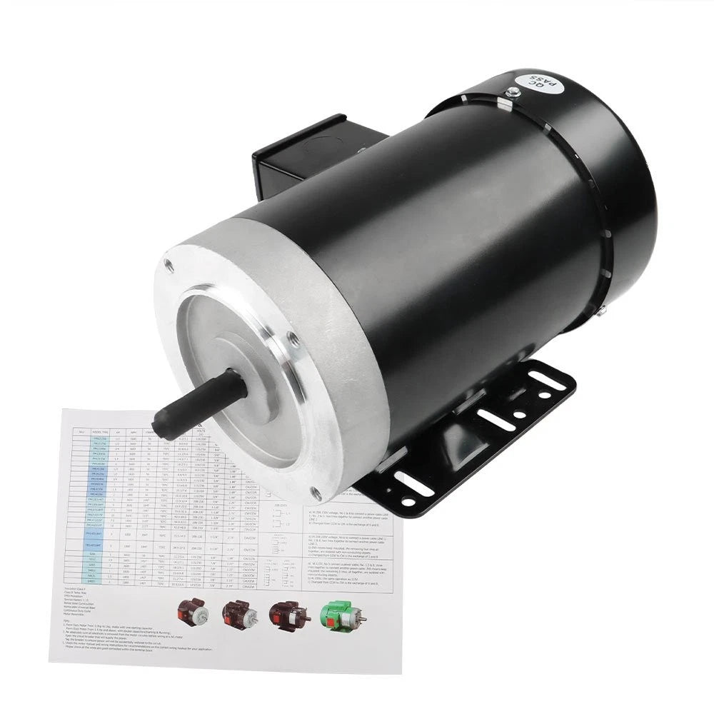 3 Phase Motor for General Electric 56C Frame (1800 RPM, 230/460V)