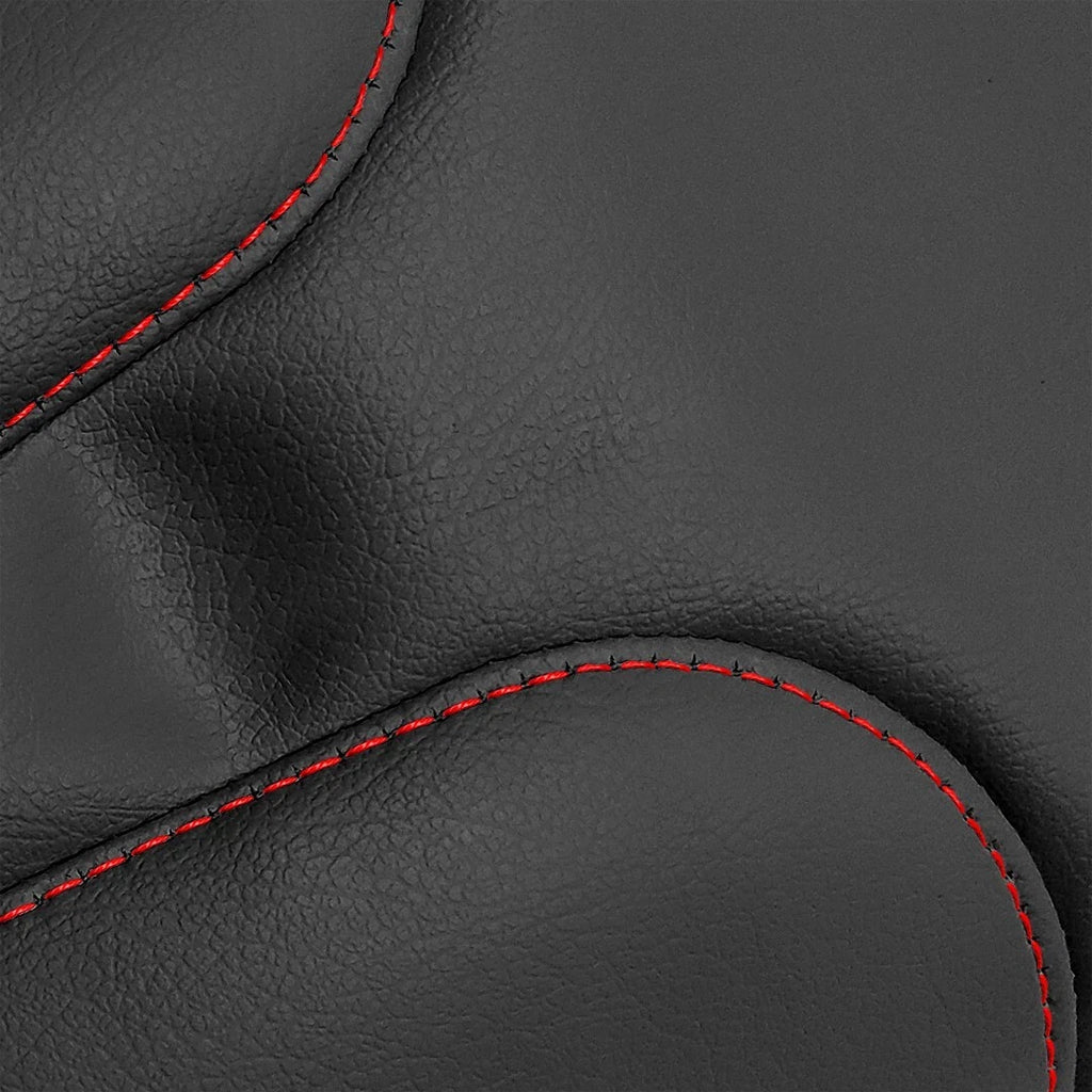 Console Lid Armrest Cover for Nissan Rogue (2017–2020) Red Stitch