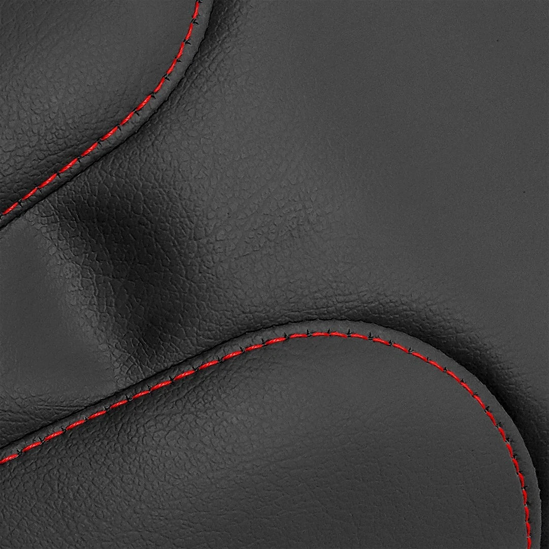 Console Lid Armrest Cover for Nissan Rogue (2017–2020) Red Stitch