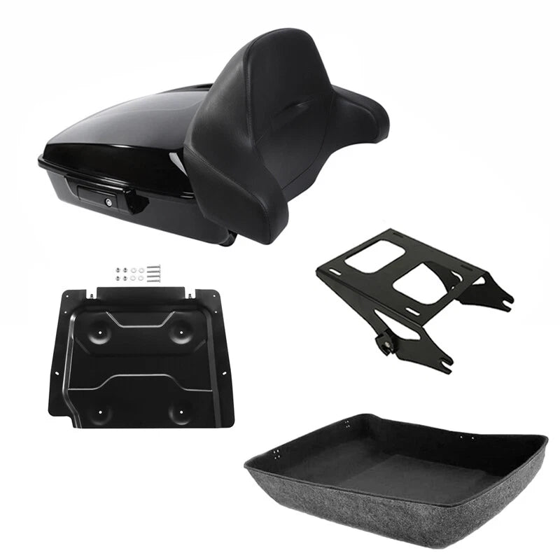 Chopped Trunk Backrest Mount Plate for Harley Touring Street Glide (2014–2026)