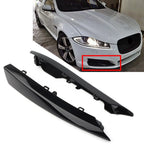 Front Side Bumper Grille Insert Cover Trim for Jaguar XF (2012–2015) Black Pair
