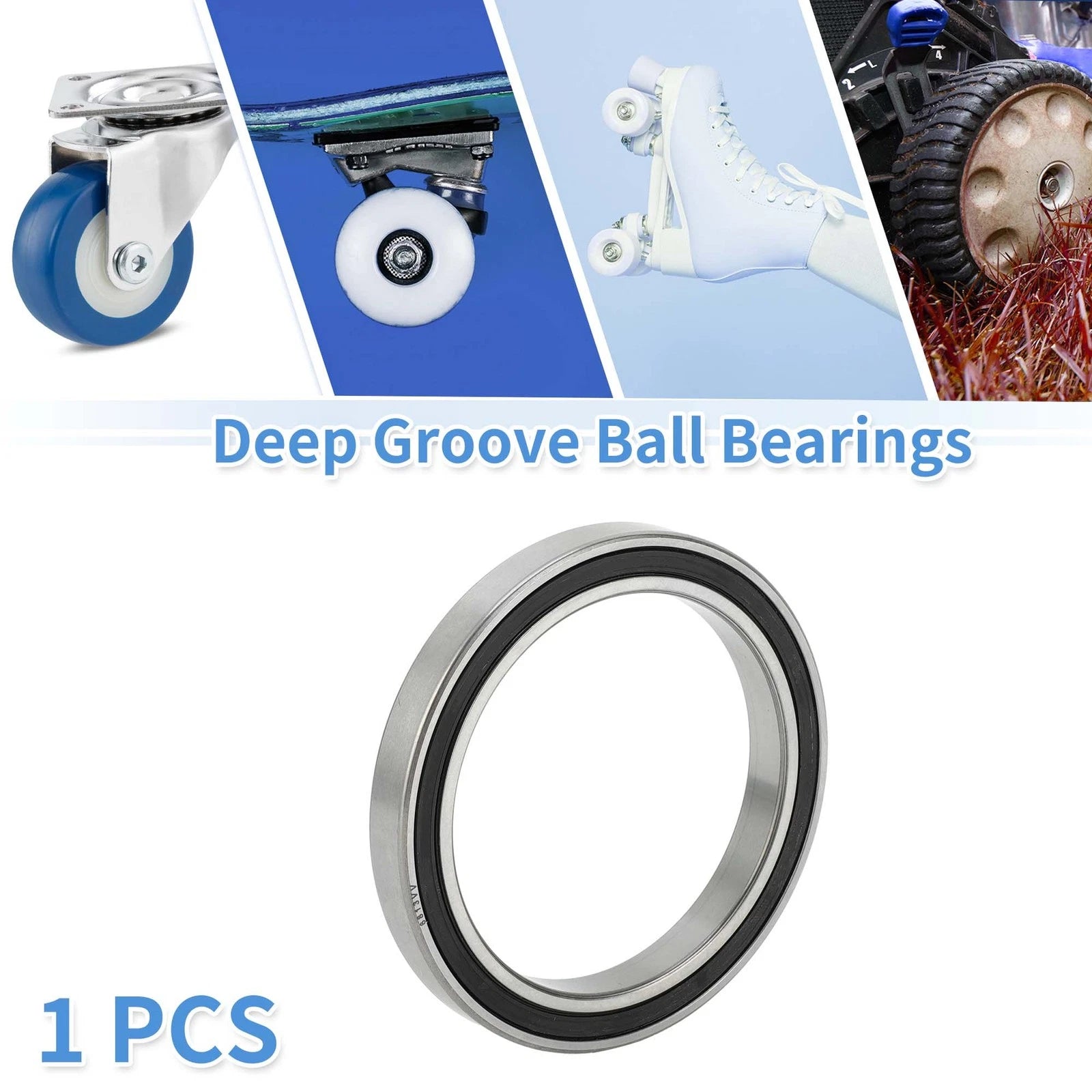 Deep Groove Ball Bearing 6813VV for Scooter Skateboard Wheel (65x85x10mm)