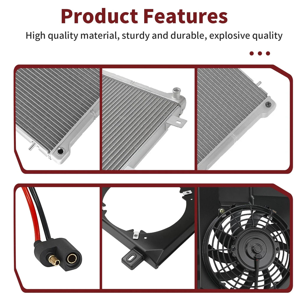 Radiator + Fan + Shroud for Polaris Magnum (2000–2003)