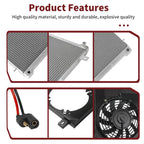 Radiator + Fan + Shroud for Polaris Magnum (2000–2003)