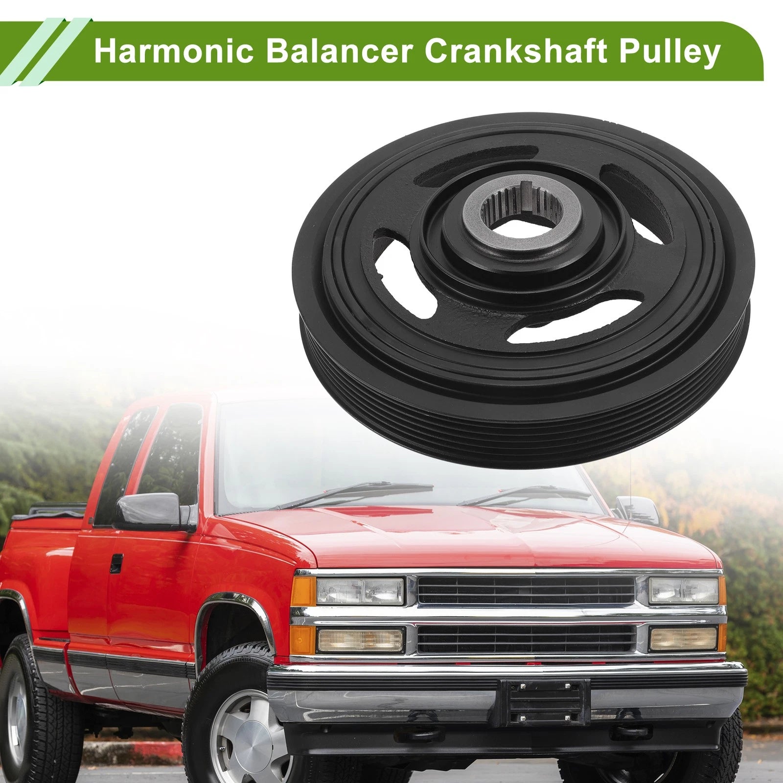 Engine Harmonic Balancer Crankshaft Pulley for Honda Pilot (2009–2020) No. 138105G0A01