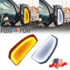 Switchback Clear LED Side Towing Mirror Signal Light for Toyota Tundra (2007–2021)