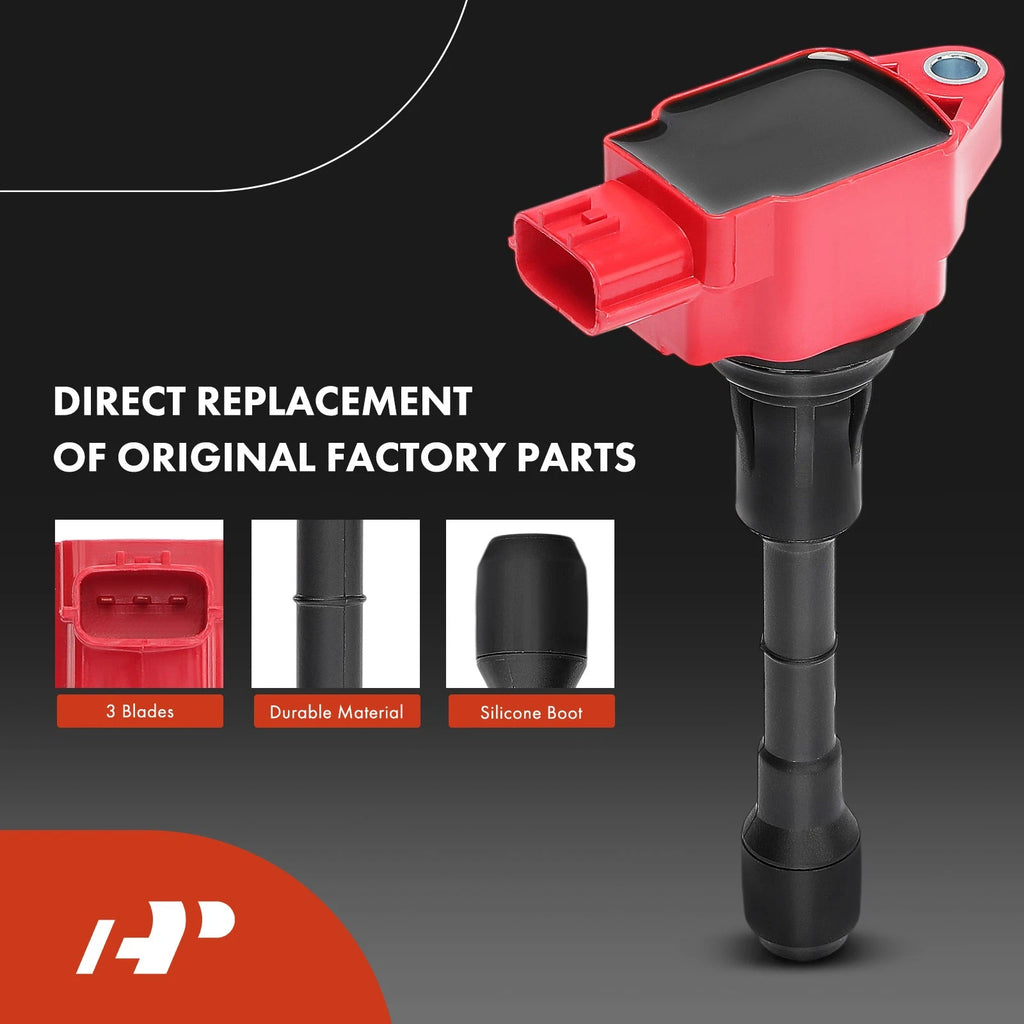 6X Ignition Coil & 6X Iridium Spark Plug for Nissan 370Z (2009–2020)