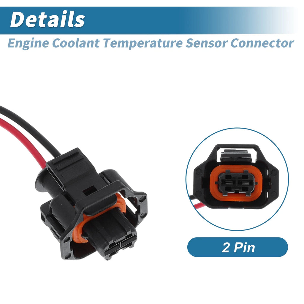Engine Coolant Temperature Sensor Connector for Buick (88953309/S-1024)