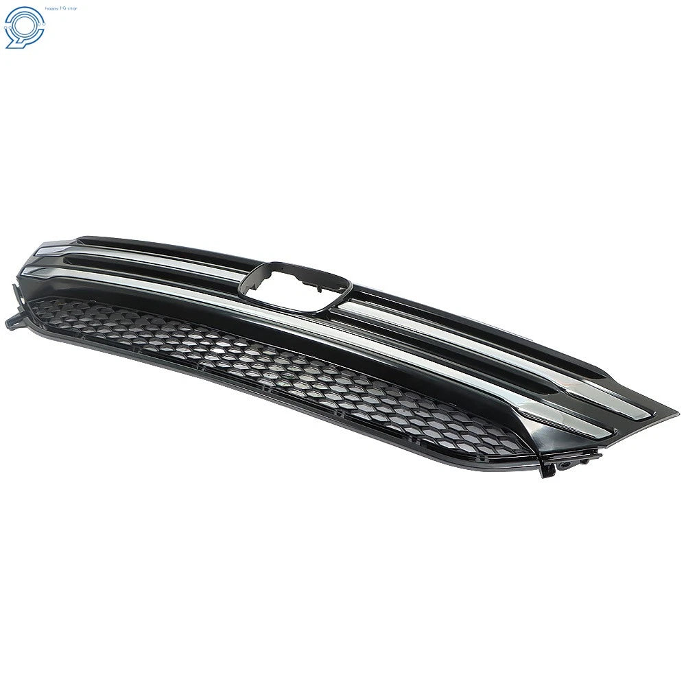 Front Upper Grille Assembly with Chrome Trim for Honda Pilot (2016–2018)