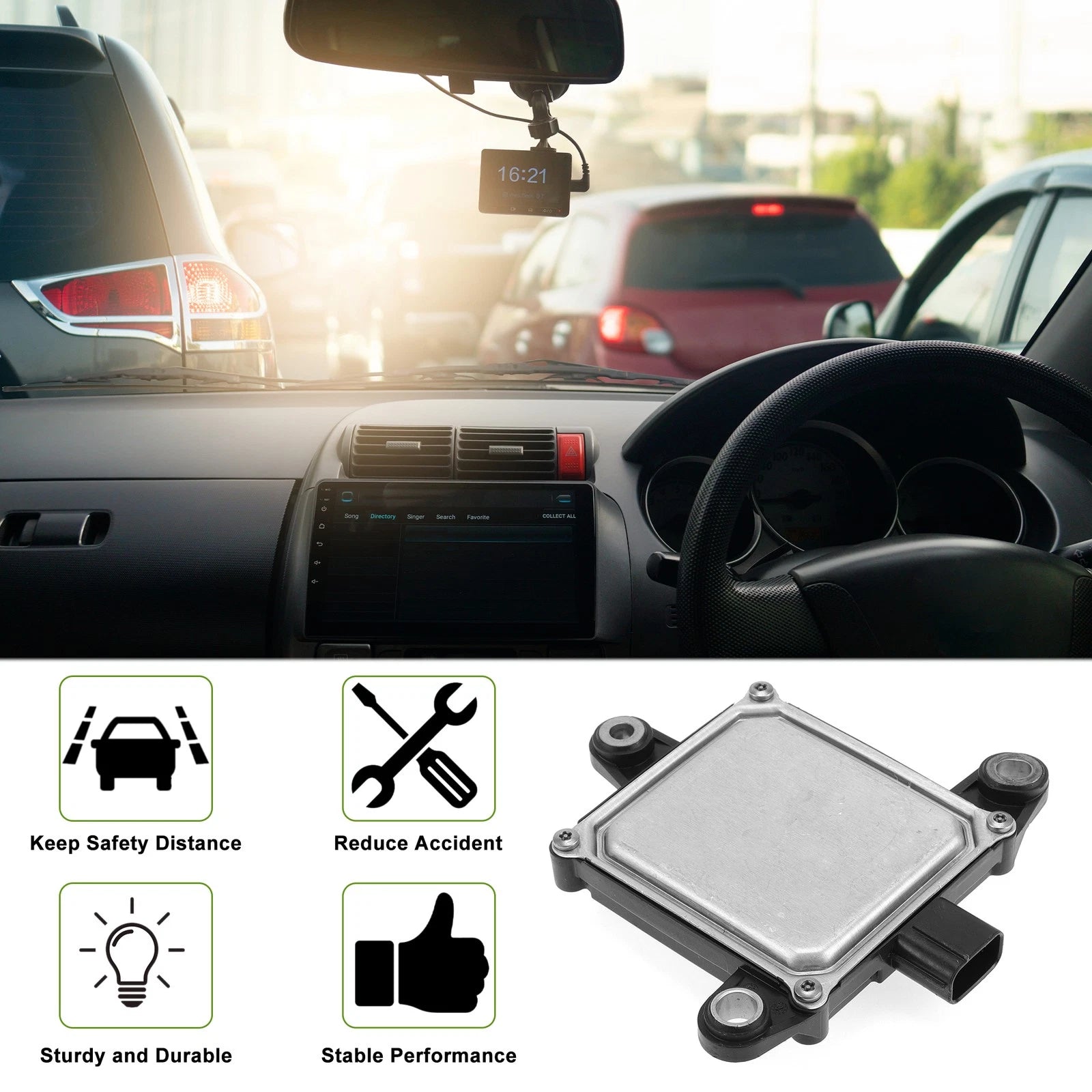 Cruise Control Distance Radar Sensor for Toyota Sienna (2021–2024)