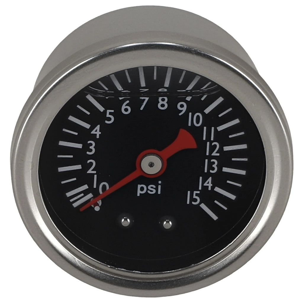 Adjustable Fuel Pressure Regulator with Gauge for Universal Fit (1-5 psi)