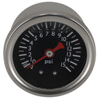 Adjustable Fuel Pressure Regulator with Gauge for Universal Fit (1-5 psi)