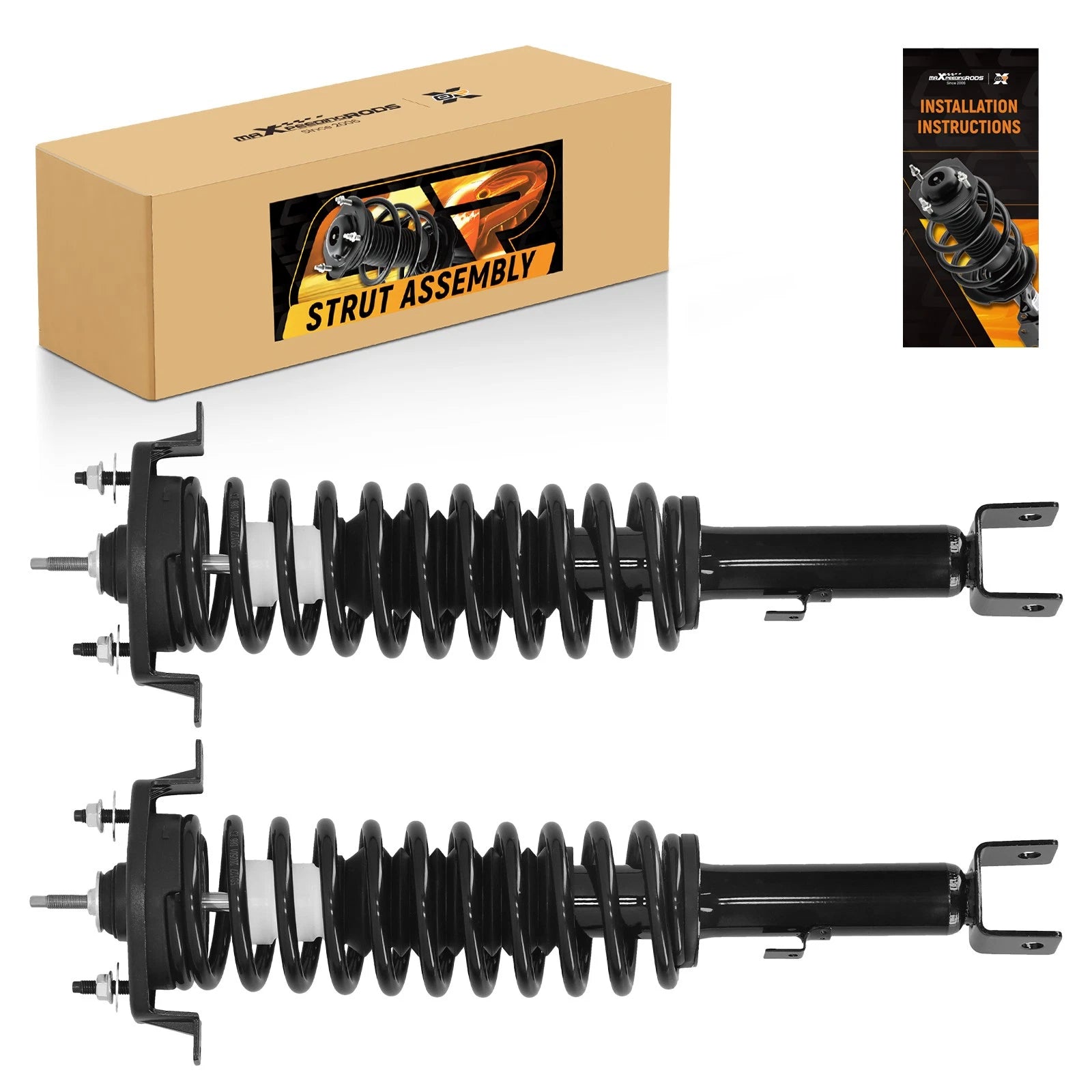 2X Rear Suspension Shock Strut for Chrysler Sebring (2001–2006) 271311