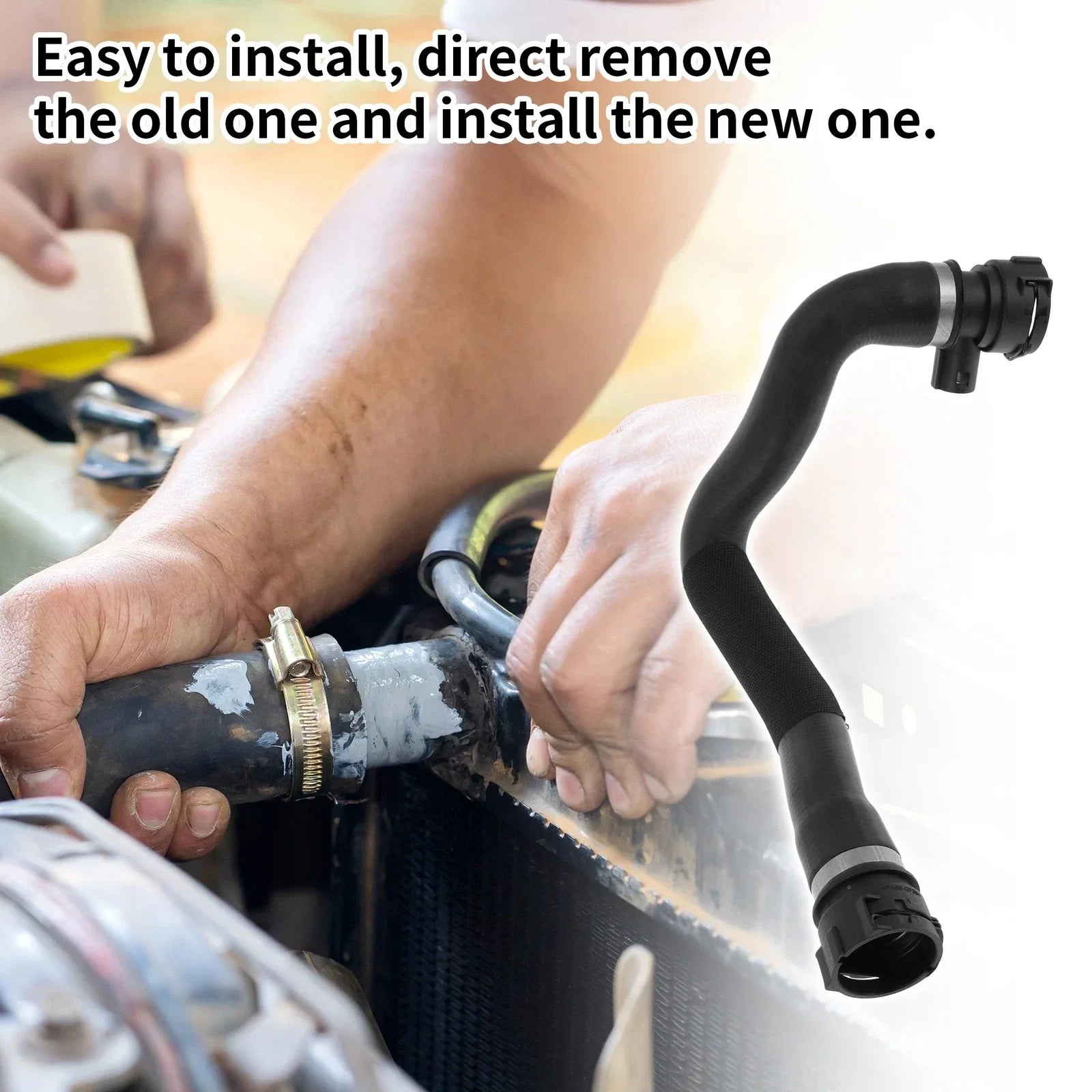 Radiator Coolant Hose for BMW 540i (1999-2003) 740i/740iL (1998-2001)