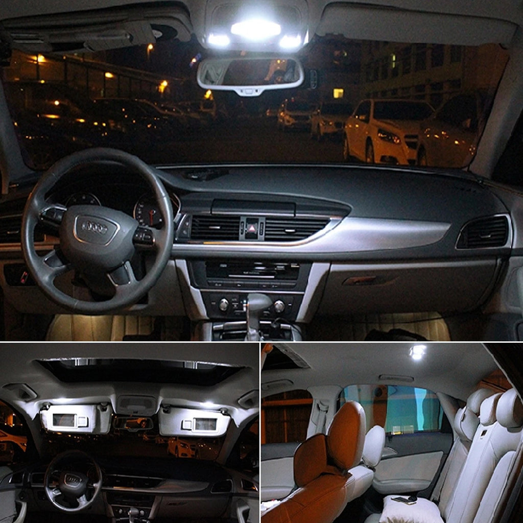 Set of 2 T10 168 194 LED Light Bulbs for Interior/License Plate (6000K)