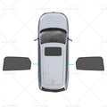 2X Rear Car Window Sun Shades for Mazda CX-9 (2016–2025) UVA Protection