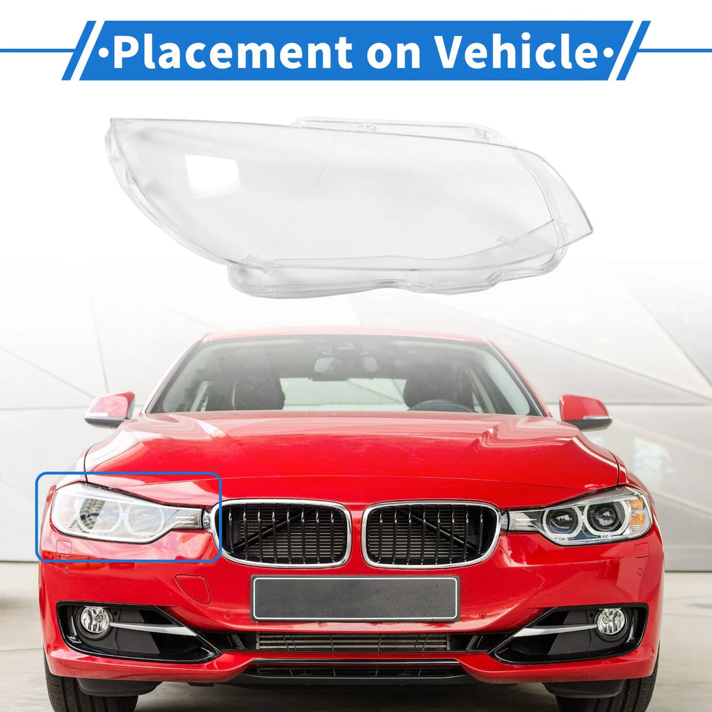 1 Pc Headlight Lens Cover for BMW 3 Series Coupe (No. 63117273212)
