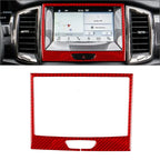 Carbon Fiber GPS Panel Cover Trim for Ford Ranger Sport (2015-2022)