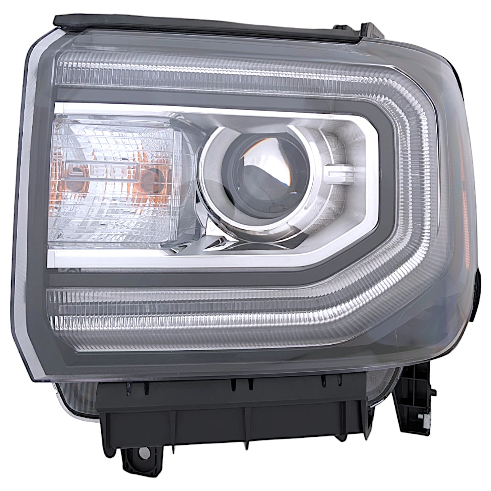 HID Headlight for GMC Sierra 1500 (2016–2018) Driver Side LED DRL LH