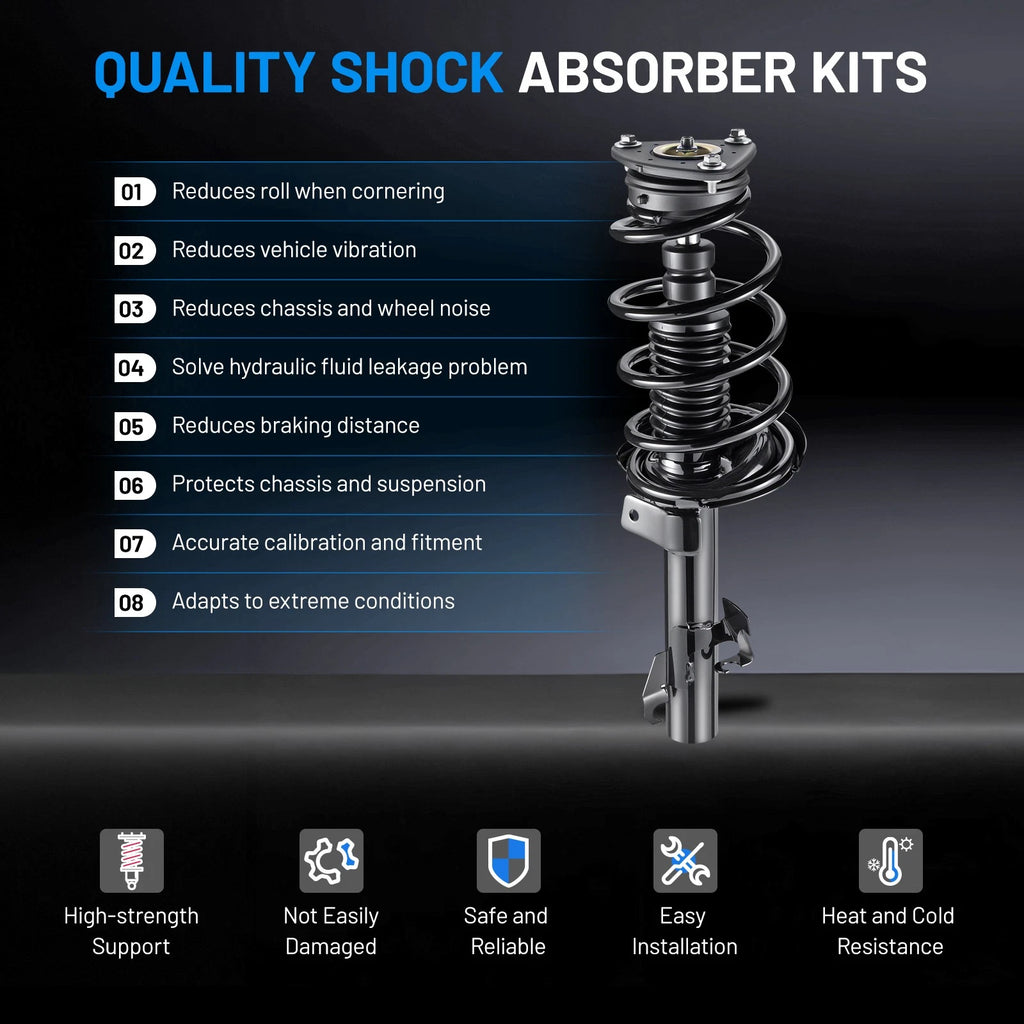 Front Complete Struts & Spring Set for Mazda 3 (2004-2013), Mazda 5 (2006-2010)