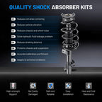 Front Complete Struts & Spring Set for Mazda 3 (2004-2013), Mazda 5 (2006-2010)
