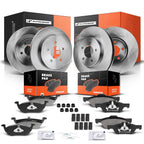 Set of 4 Disc Brake Rotors & Ceramic Pads for Ford Escape (2005–2008)