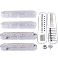 Aluminum Valve Covers with Coil Mounts for Chevy Small Block V8 (2000–2023)