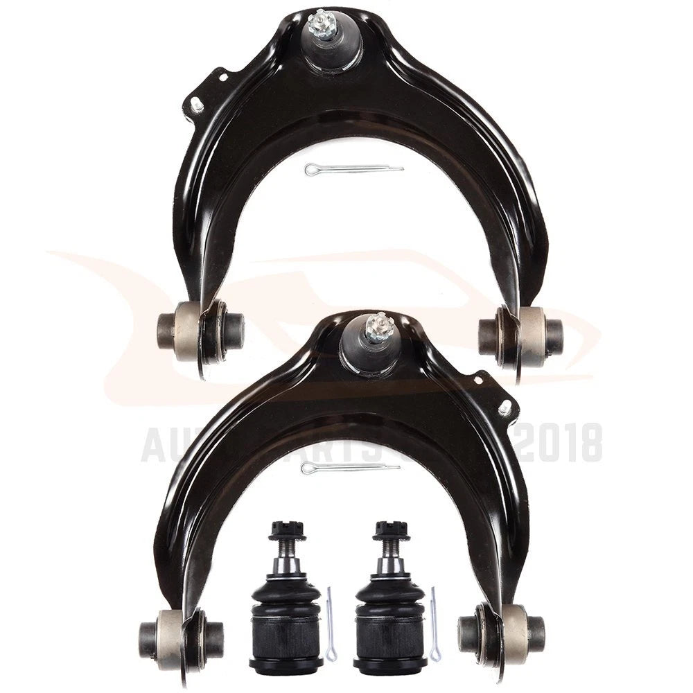 Set of 4 Front Lower Ball Joints & Upper Control Arms for Honda Accord (2003–2007)