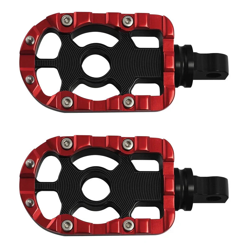 10mm Footpegs Footrests for Harley Touring Road Street Glide Softail