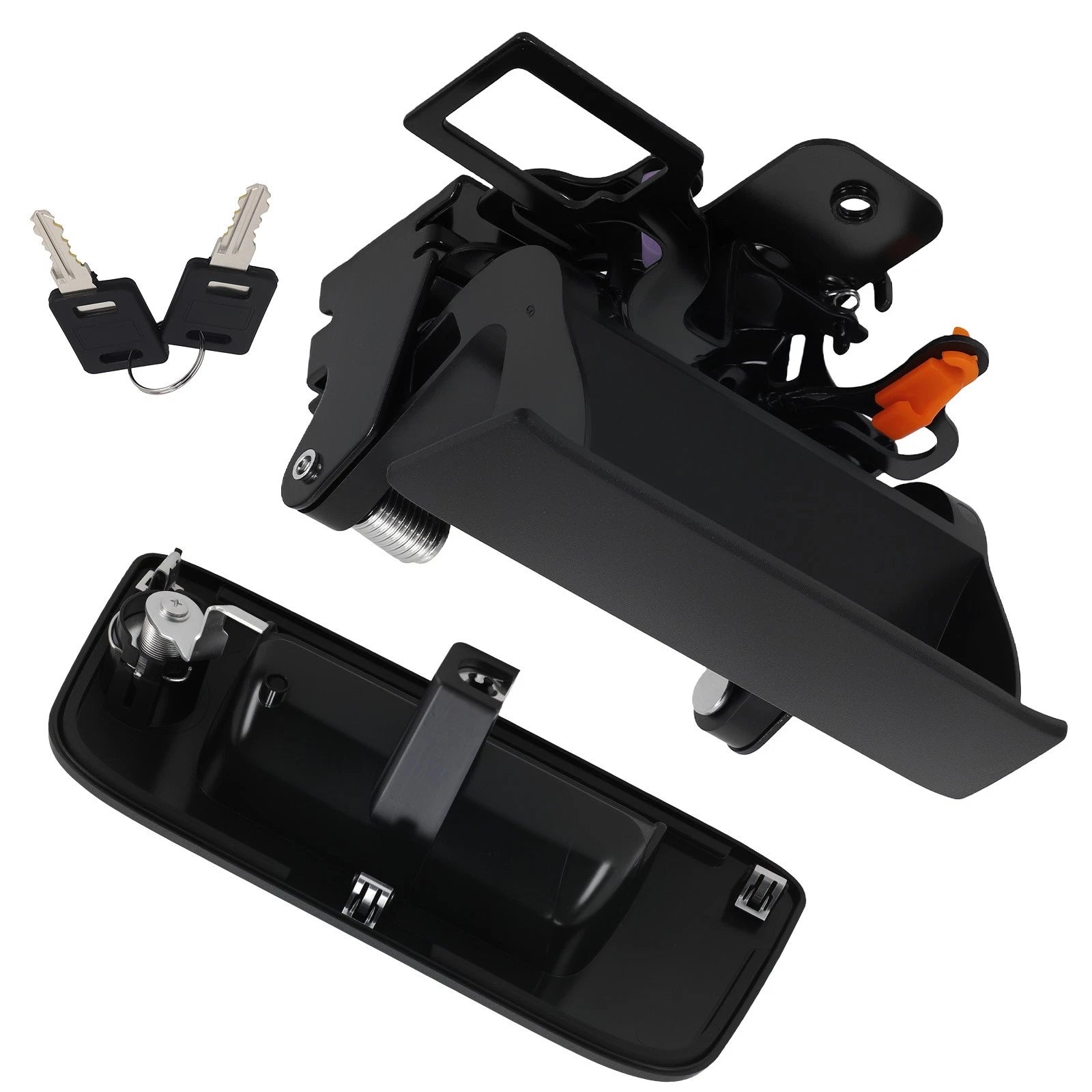 Black Rear Tailgate Handle for Sierra 1500 (2007-2013) with 2 Keys