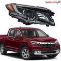 Right Headlight for Honda Pilot, Ridgeline (2016–2020) Halogen with LED DRL
