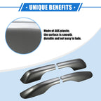 Set of 4 Roof Rack Side Rails End Cover Shells for Lexus LX570 (2008–2015) Gray